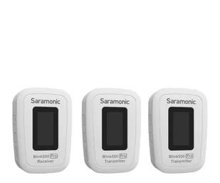 Saramonic Zestaw do bezprzewodowej transmisji dźwięku Blink500 Pro B2W (RX + TX + TX) - Kamery cyfrowe - akcesoria - miniaturka - grafika 1