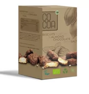 Ciastka - Cocoa Herbatniki Mini w Czekoladzie Migdałowej z Solą Wegańskie BIO 80g - Cocoa - miniaturka - grafika 1