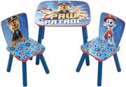 Stoliki dla dzieci - ARDITEX Arditex Stół i 2 krzesła z drewna, 50 x 50 x 44 cm, krzesło: 26,5 x 26,5 x 50 cm - miniaturka - grafika 1