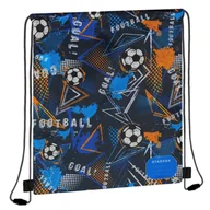 Worki na buty - WOREK SZKOLNY NA RAMIĘ STK-00 FOOTBALL GREEN - miniaturka - grafika 1