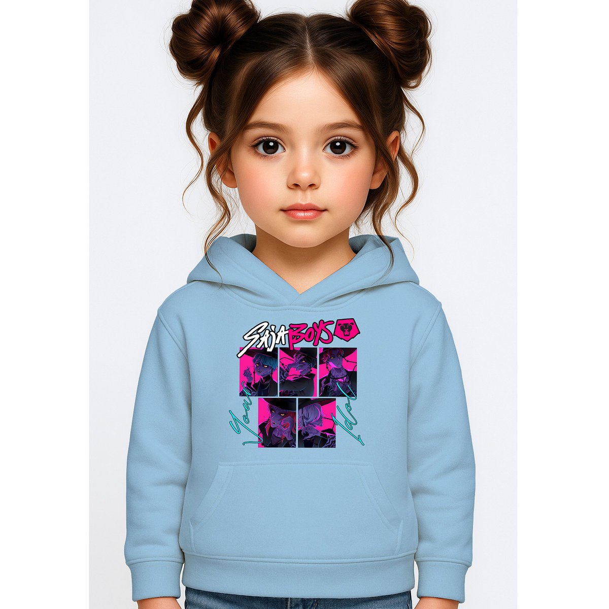 BLUZA DZIECIĘCA HUNTRIX SAJA BOYS 134-140 Z KAPTUREM BAWEŁNIANA JAKOŚĆ