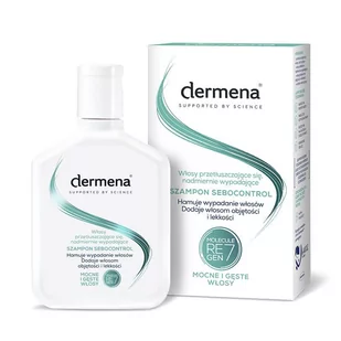 Dermena Support.By Science szampon do włosów Sebocontrol, 200ml - Szampony do włosów - miniaturka - grafika 1