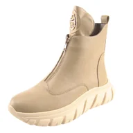 Botki damskie - Botki damskie ocieplane JEZZI ASA219-3 beż - miniaturka - grafika 1