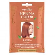 Farby do włosów i szampony koloryzujące - Venita Henna Color Ziołowa odżywka koloryzująca saszetka 7 Miedziany 30g - miniaturka - grafika 1