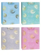 Opakowania i torebki na prezenty - Torebka ozdobna 26x32x10cm hot-stamp mix Rozette - artykuł papierniczy - miniaturka - grafika 1