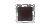 Wyłączniki światła i elektryczne - Kontakt Simon KONTAKT - SIMON Przycisk światło brąz mat DS1.01/46 - miniaturka - grafika 1