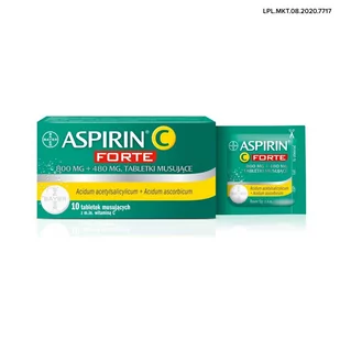 Bayer ASPIRIN C FORTE 10 tabletek musujących - Suplementy diety - miniaturka - grafika 2