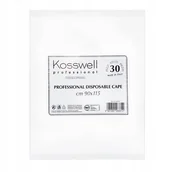 Peleryny fryzjerskie - Kosswell, peleryna jednorazowa biała, 30szt./op. - miniaturka - grafika 1