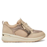 Sneakersy damskie - Sneakersy Caprice 9-23304-43 Beżowy - miniaturka - grafika 1