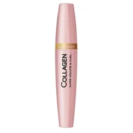 Tusze do rzęs - Dermacol Collagen Super Volume & Curl Mascara tusz do rzęs 12ml - miniaturka - grafika 1