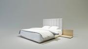 Łóżka - Łóżko Kreon orzech 120x200 / Gomez Design - miniaturka - grafika 1