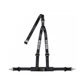 Pasy bezpieczeństwa - Sparco Pasy bezpieczeństwa 3 - punktowe 2" ECE, rozszczepiane z tyłu, czarne 04608DF1NR - miniaturka - grafika 1