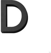 Numery na dom - Numeracja domu Modern mała litera D Aluminium - miniaturka - grafika 1
