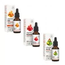Aura Herbals Zestaw Słońca i Życia - Suplementy diety 3 x 30 ml - Witaminy i minerały - miniaturka - grafika 1