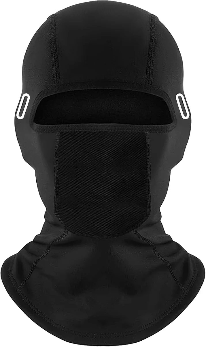 KOMINIARKA CZARNA UNISEX ZIMOWA CIEPŁA WIATROSZCZELNA ODDYCHAJĄCA SPORT