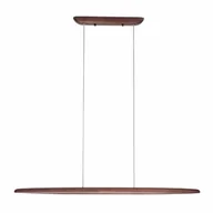 Lampy sufitowe - Drewniana lampa wisząca Woody P0598 Maxlight LED 25W 3000K brązowy - miniaturka - grafika 1