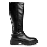 Kozaki damskie - Oficerki Geox D Iridea C D04HRC 05443 C9999 Czarny - miniaturka - grafika 1