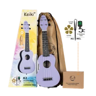 Inne instrumenty muzyczne - Ukulele sopranowe + akcesoria K2-LAF - miniaturka - grafika 1