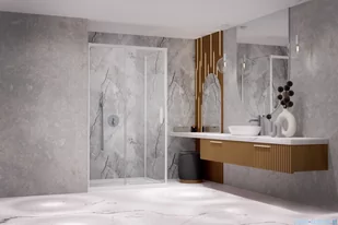 Radaway Idea White Kdj kabina 100x80cm lewa szkło przejrzyste 387040-04-01L/387051-04-01R - Kabiny prysznicowe Radaway Idea White Kdj kabina 100x80cm lewa szkło przejrzyste 387040-04-01L/387051-04-01R - Kabiny prysznicowe - miniaturka - grafika 4