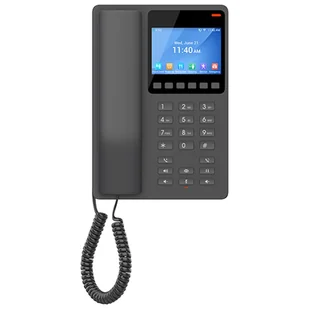 Grandstream Networks GHP631 telefon VoIP Czarny 2 linii LCD Wi-Fi - Telefonia VoIP - miniaturka - grafika 1