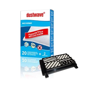 Megapack - 20 worków na kurz + filtr HEPA (801) pasuje do odkurzacza Philips - FC 8606 - markowe worki dustwave® Made in Germany - Worki do odkurzaczy - miniaturka - grafika 1