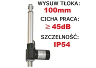 Napędy i siłowniki do bram - SIŁOWNIK ELEKTRYCZNY 12V SILNIK LINIOWY 100mm 3000N - miniaturka - grafika 1