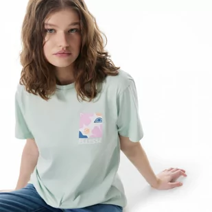 Damski t-shirt z nadrukiem Ellesse Fortunata T-Shirt - zielony - ELLESSE - Koszulki sportowe damskie - miniaturka - grafika 1