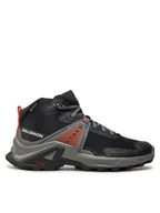 Buty trekkingowe dziecięce - Salomon Trekkingi X Raise Mid Gore-Tex L47458000 Czarny - miniaturka - grafika 1
