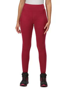 Regatta Legginsy sportowe "Holeen II" w kolorze czerwonym - Spodnie sportowe damskie - miniaturka - grafika 1