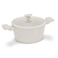 Garnki - Garnek z pokrywką 24 cm FashionTV FTV-0069 Matte Cream Gold Collection - miniaturka - grafika 1