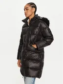 Kurtki damskie - Calvin Klein Kurtka puchowa K20K207734 Czarny Regular Fit - miniaturka - grafika 1