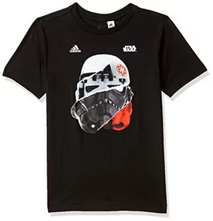 Koszulki dla chłopców - adidas adidas Storm Trooper T-shirt chłopięcy czarny czarny 110 CE5385 - grafika 1