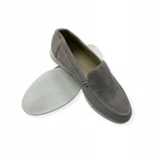 Mokasyny męskie - Mokasyny męskie zamszowe Old Money 40 - miniaturka - grafika 1