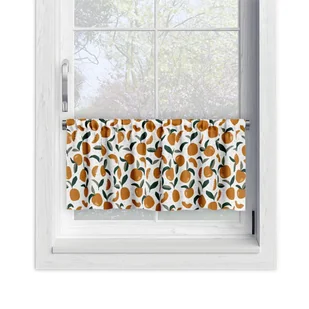 Zazdrostka SUMMER wzór SM27 | geometryczne pomarańcze 45 x 90 cm - Firany Zazdrostka SUMMER wzór SM27 | geometryczne pomarańcze 45 x 90 cm - Firany - miniaturka - grafika 1