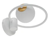 Lampy ścienne - Aqua kinkiet 1-punktowy biały/złoty 33481 - miniaturka - grafika 1