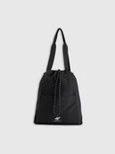 Plecaki worki - 4F Plecak-worek - czarny Uniwersalny - miniaturka - grafika 1