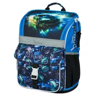 Plecaki szkolne i tornistry - Plecak szkolny kl.1-3 Baagl Zippy Kolor: niebieski/czarny - miniaturka - grafika 1