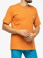 Koszulki męskie - Koszulka męska Carhartt K87 Pocket S/S T-Shirt - marmalade heather - miniaturka - grafika 1