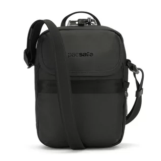 Torby podróżne - Torba antykradzieżowa męska Pacsafe Metrosafe X Compact Crossbody czarny - grafika 1