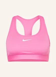 Nike Biustonosz Sportowy Swoosh pink - Biustonosze - miniaturka - grafika 1