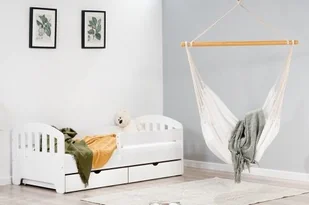 Lelu Design Łóżko 160x80cm Sweet Armadillo z dwiema szufladami kolor biały - Łóżka dla dzieci i młodzieży - miniaturka - grafika 1