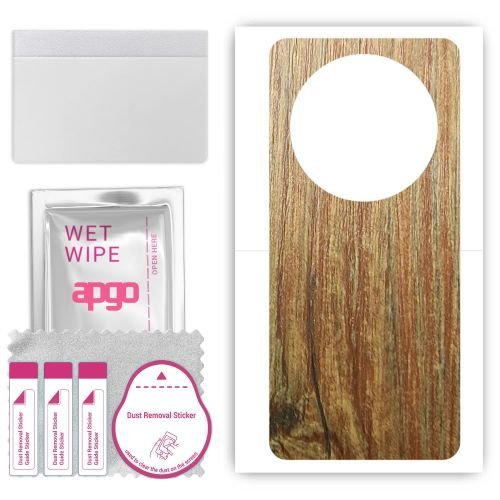 folia naklejka skórka strukturalna na TYŁ do Honor Magic6 Lite 5G - Drewno Sosna Antyczna - apgo SKINS