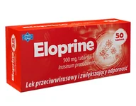 Przeziębienie i grypa - Polfarmex S.A Polska ELOPRINE 500mg 50 tabl 3092682 - miniaturka - grafika 1