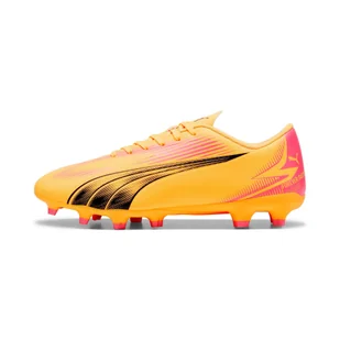 Buty piłkarskie ULTRA PLAY FG/AG PUMA Sun Stream Black Sunset Glow Orange Pink - Piłka nożna - miniaturka - grafika 1