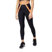 Spodnie sportowe damskie - Legginsy New Balance WP21112NDF - czarne - miniaturka - grafika 1