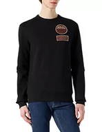 Bluzy męskie - G-STAR RAW Męska bluza z kapturem Moto Sweats, Czarny (Dk Black D21143-c541-6484), M - miniaturka - grafika 1