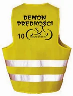 Odzież robocza - DEMON PRĘDKOŚCI - Kamizelka z nadrukiem ostrzegawcza odblaskowa PREZENT LIBRES POLSKA SP - miniaturka - grafika 1