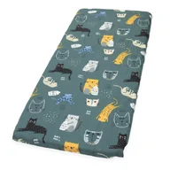 Prześcieradła dla dzieci - PRZEŚCIERADŁO DO KOŁYSKI 90x40 cm BAWEŁNA Kerstin - miniaturka - grafika 1