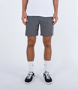 Spodenki damskie - Hurley Hurley męskie szorty M Phantom Walkshort 18' czarny Black Heather 32 CK4534 - grafika 1