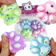 Zabawki sensoryczne - Gniotek Kocia łapka Pastel 4 szt - miniaturka - grafika 1